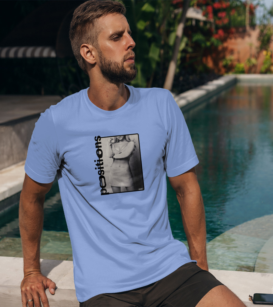 Positions Ariana Grande Black And White Photo Merch T-Shirt