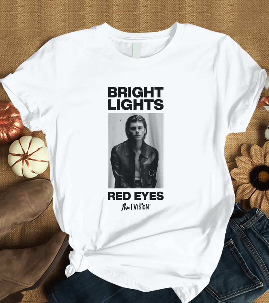 Bright Lights Red Eyes Ruel Vision T-Shirt