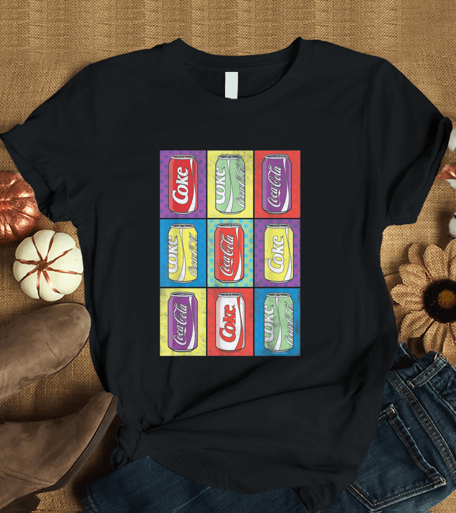 Coke Coca Cola Cans Retro Pop T-Shirt