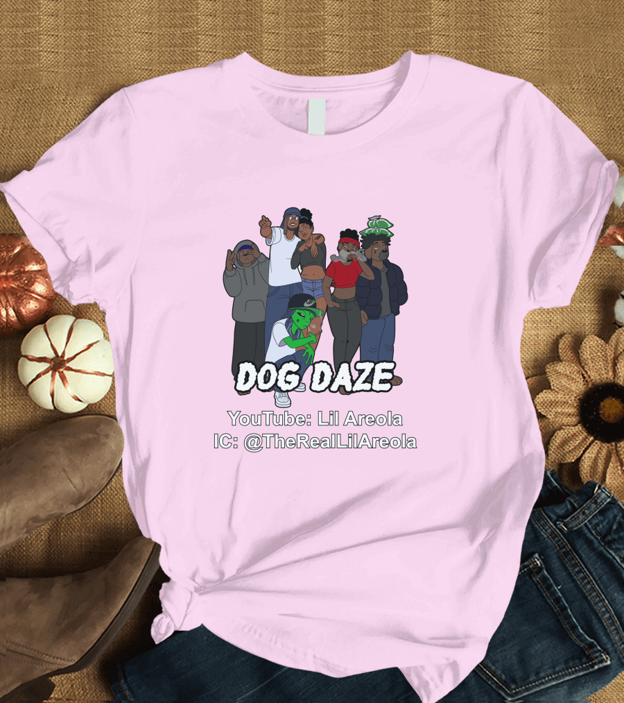 Dog Daze YouTube Lil Areola IC @TheRealLilAreola T-Shirt