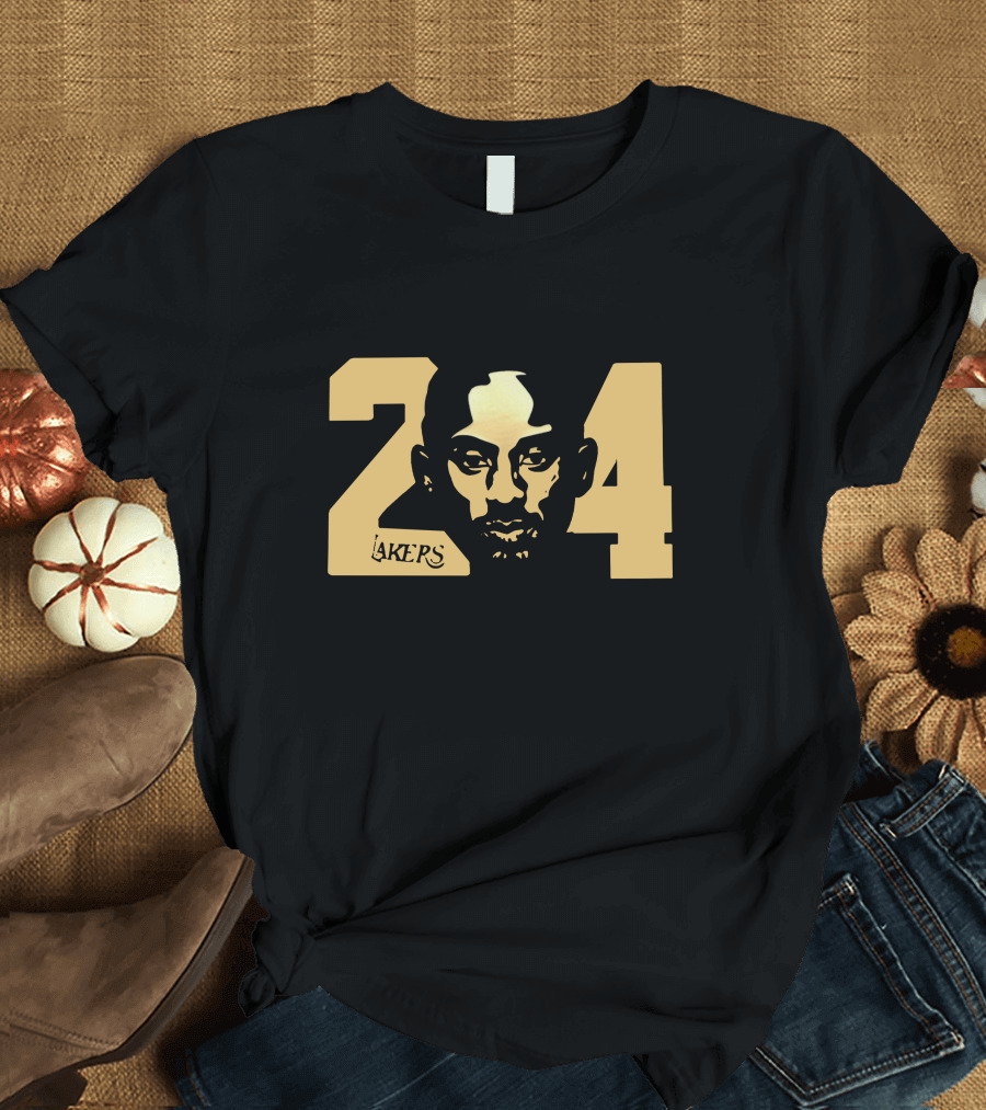 24 Lakers Iconic Gold T-Shirt