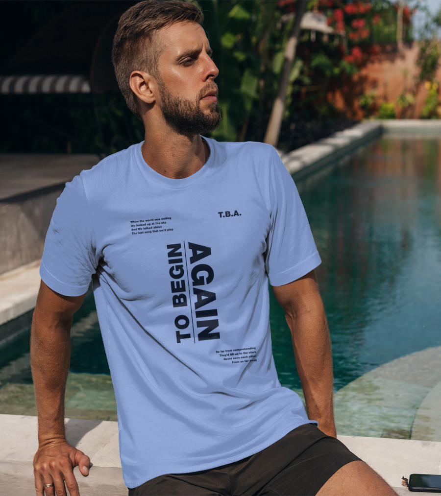 T.B.A. Ingrid Michaelson Merch To Begin Again Song Lyrics T-Shirt