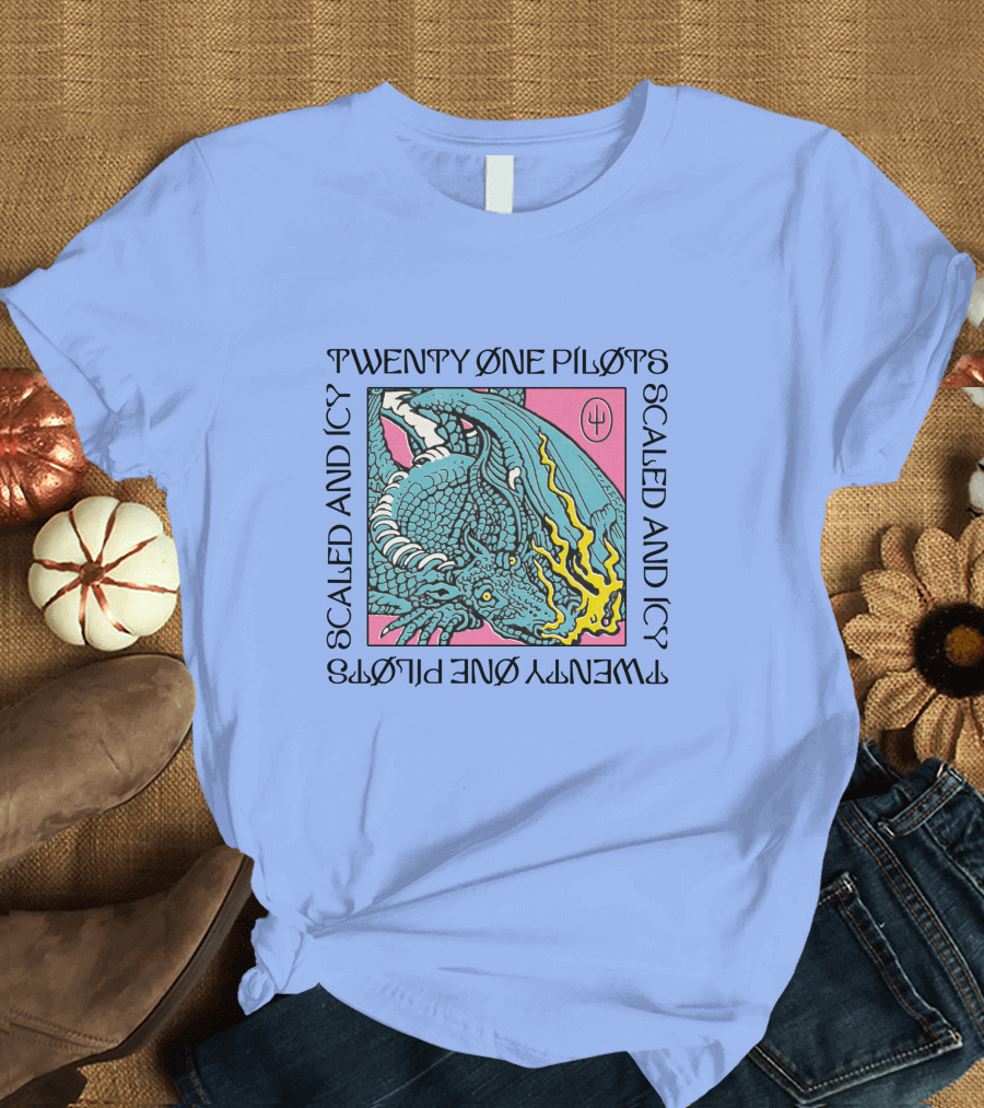 Twenty One Pilots Scaled and Icy Dragon T-Shirt