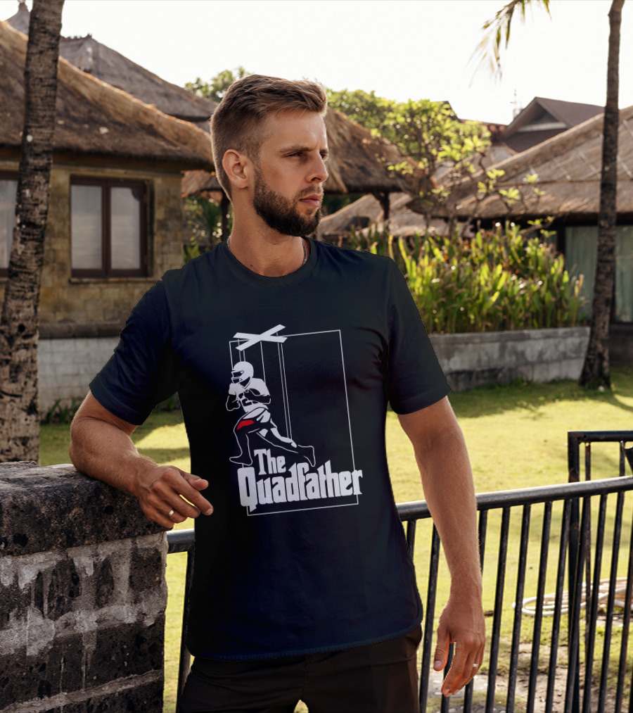 Aj Dillon The Quadfather Football Puppet T-Shirt