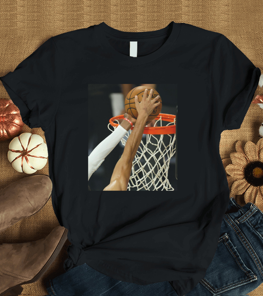 Bam Adebayo Spectacular Block Moment Court Culture Basketball Slam Dunk T-Shirt