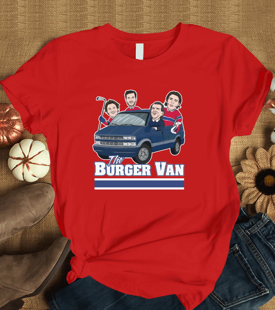 Burger Van Hockey Crew T-Shirt