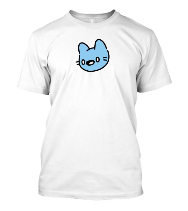 Cool Cats Blue Cat Head T-Shirt