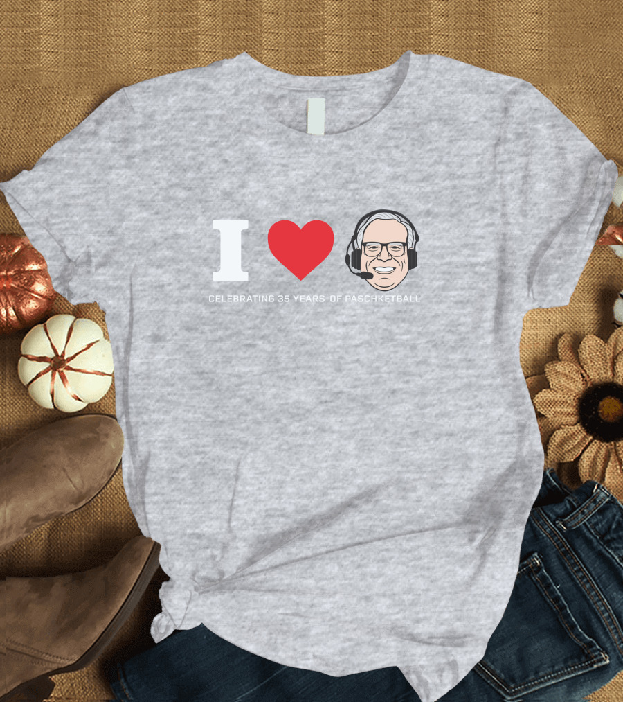 I Love Celebrating 35 Years of Paschketball T-Shirt