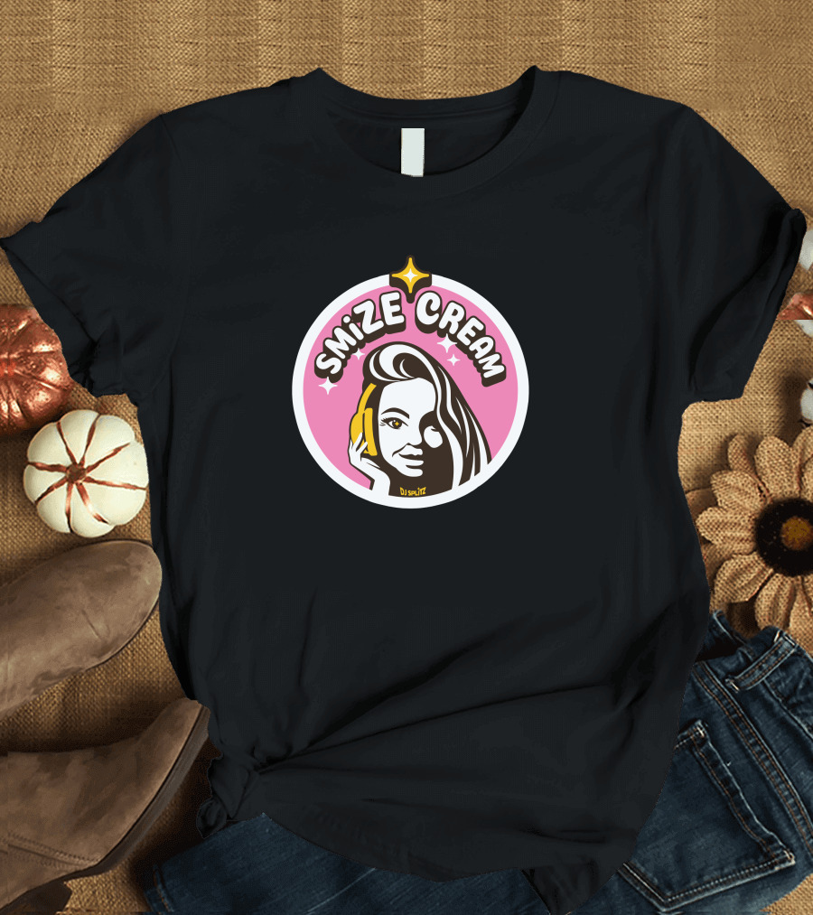 Smize Cream DJ Smize Pink Star T-Shirt