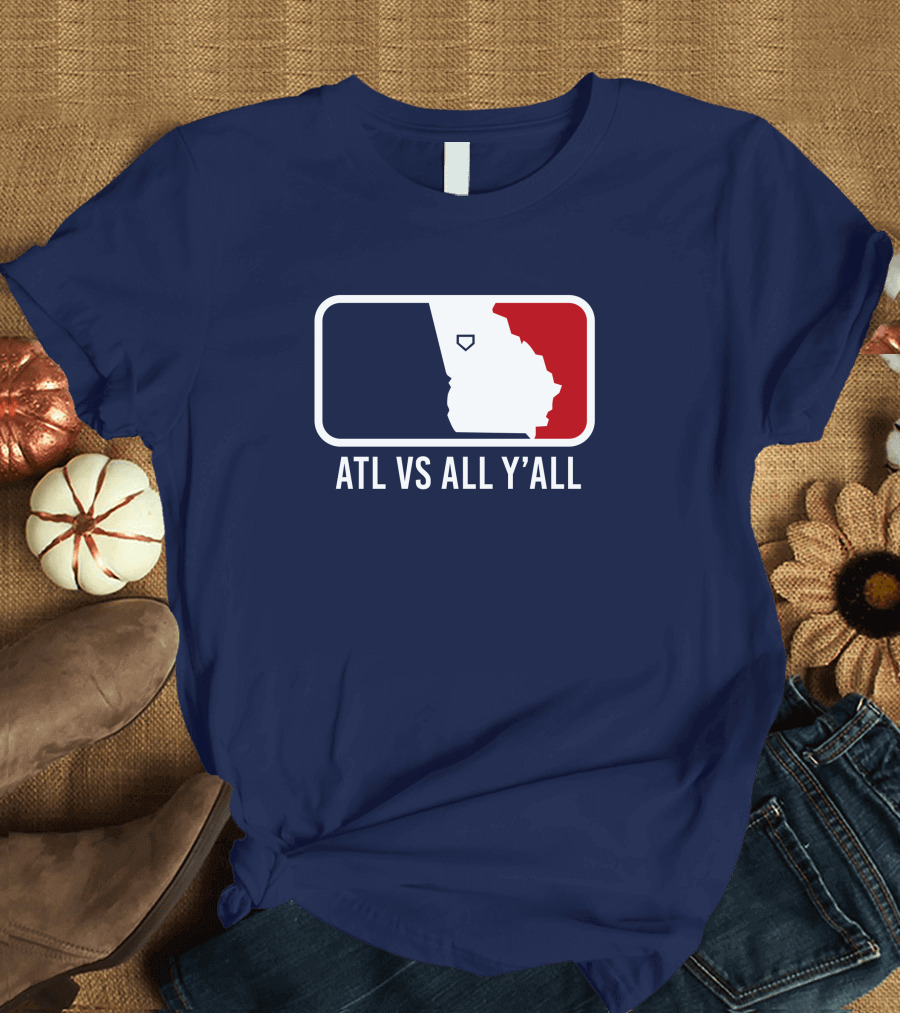 ATL VS ALL Y'ALL Georgia Baseball T-Shirt