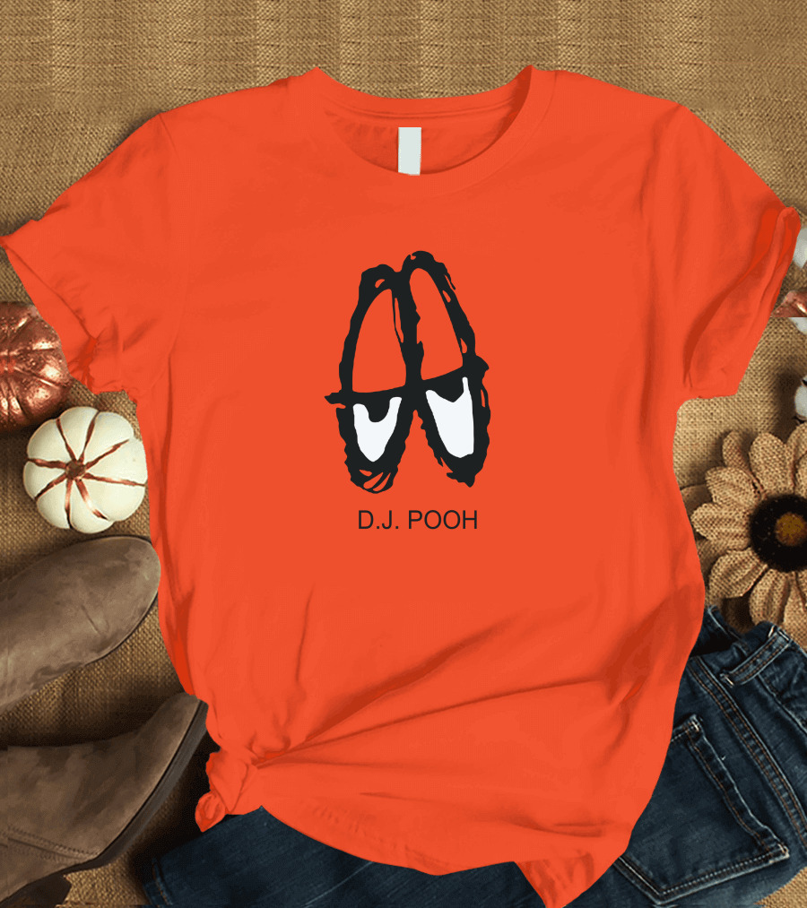 D.J. Pooh Orange Shoes T-Shirt