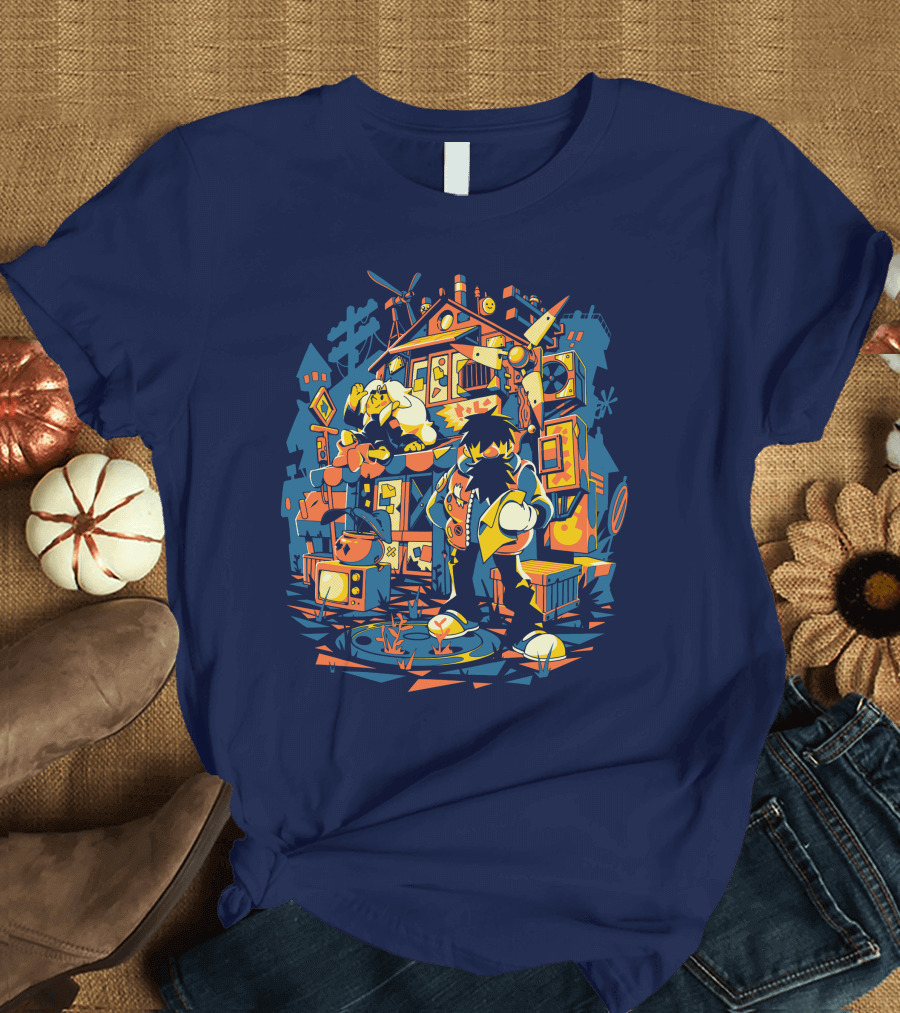 Adventure Bound Eastward Fangamer Video Game Art Retro Style Journey T-Shirt