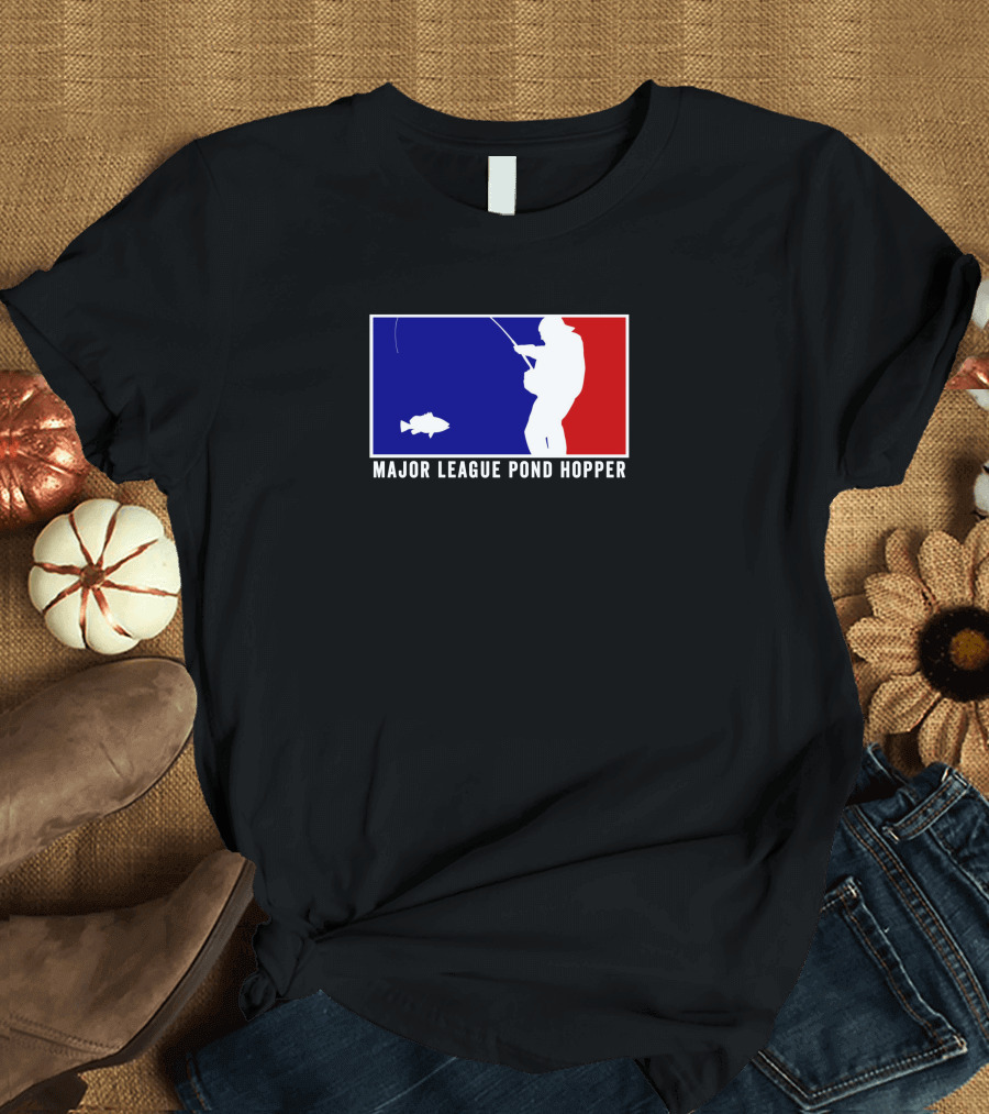 Major League Pond Hopper Fishing With Norm T-Shirt