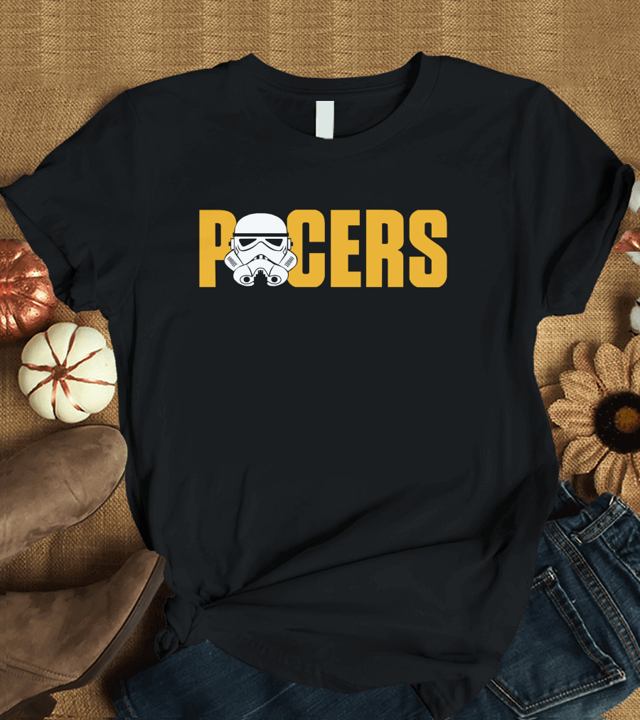 Pacers Stormtrooper Helmet Crossover T-Shirt