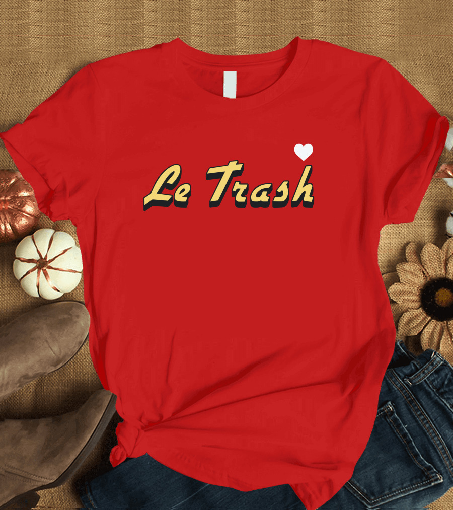 Le Trash Prime Video Fatin Jadmani Heart T-Shirt