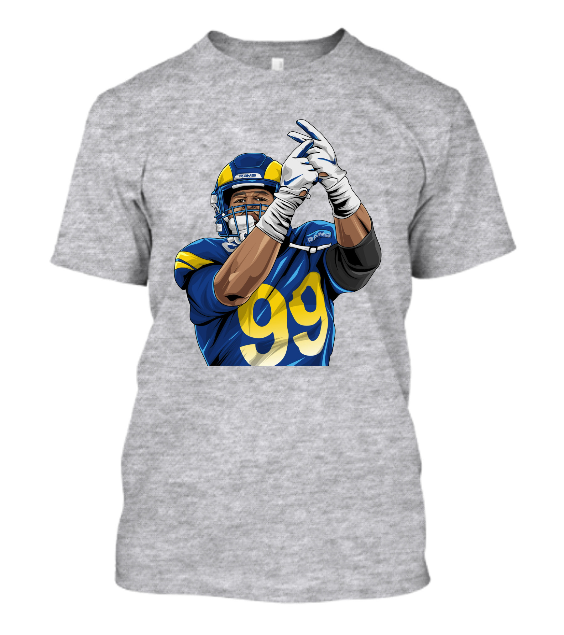Aaron Donald 99 Rams House Jobsfinished20 Football Player T-Shirt