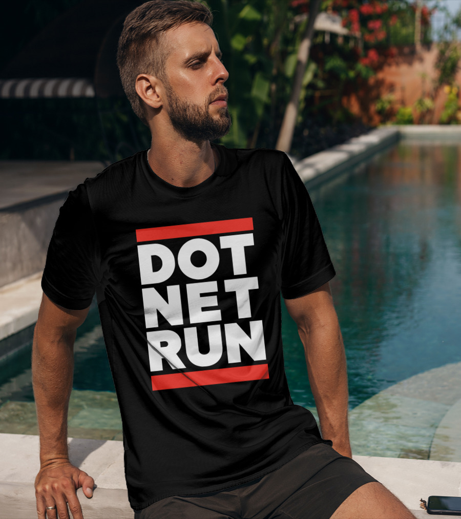 DOT NET RUN Scott Hanselman T-Shirt