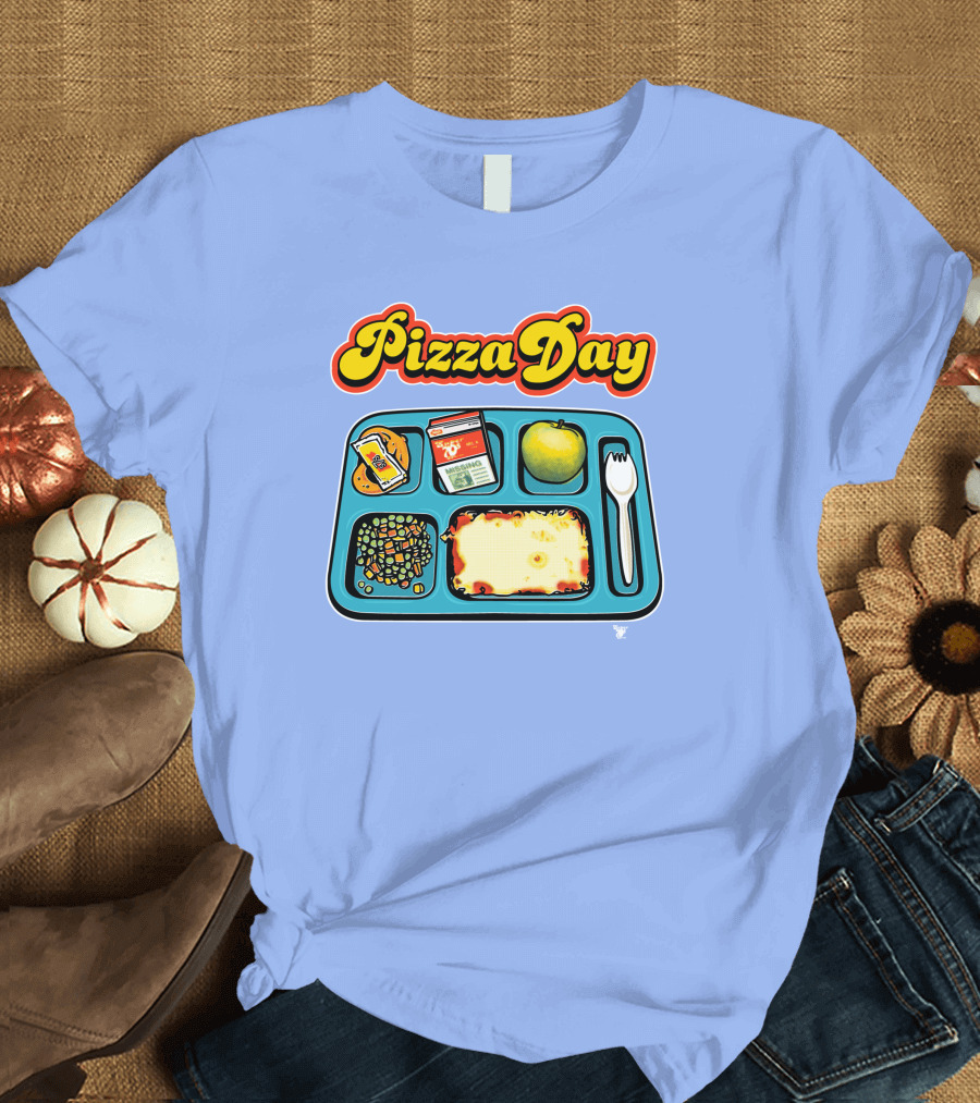 Super 70s Sports Store S7s Pizza Day Lunch Tray T-Shirt