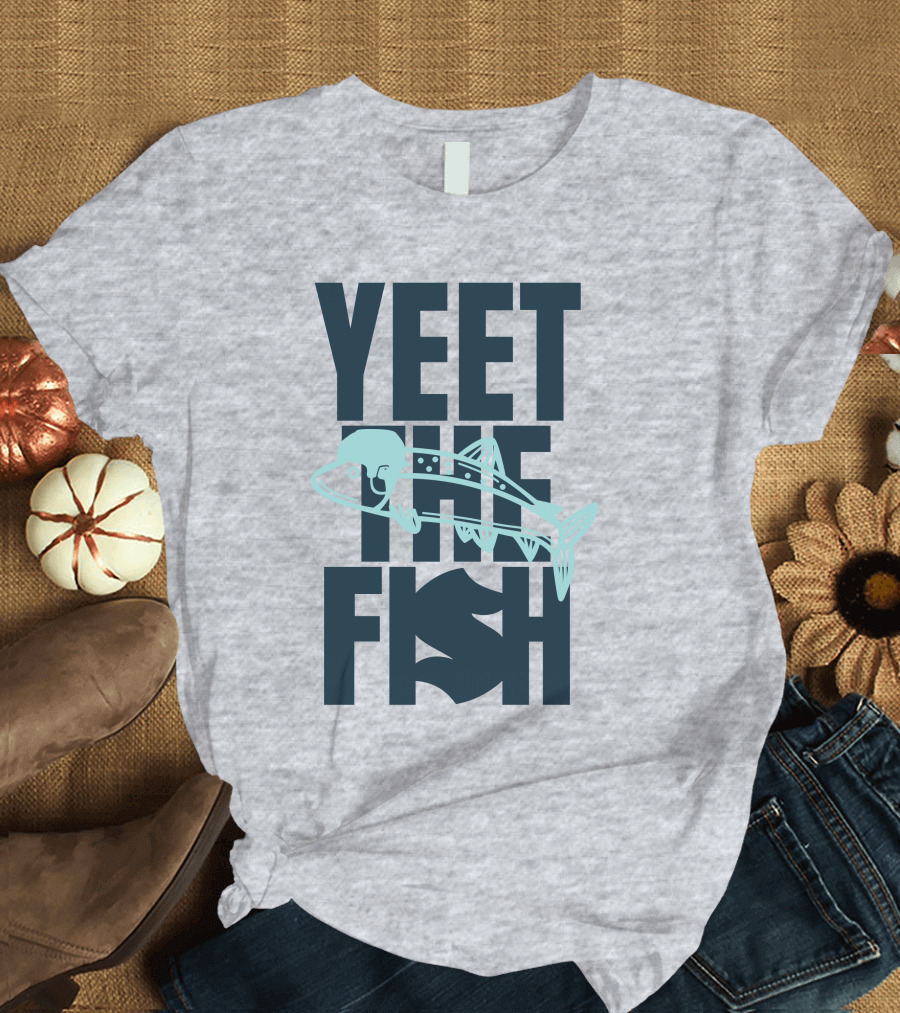 Yeet The Fish Release The Show Merch Seattle's Best Kraken Podcast T-Shirt