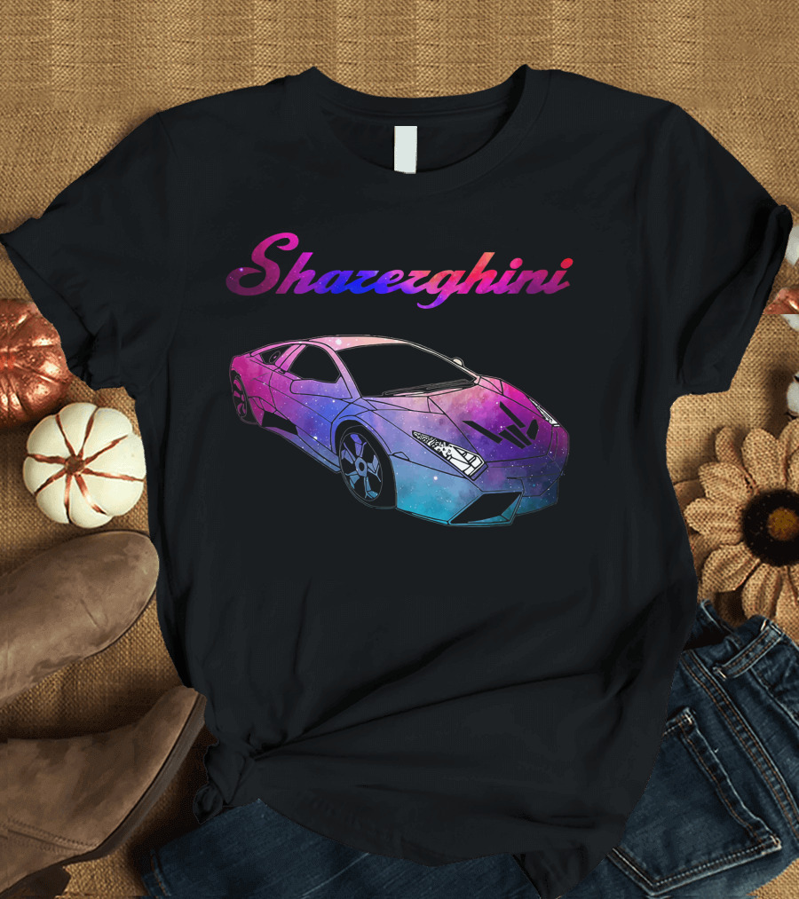 Discover Cool Kids Shazerghini Galaxy Car T-Shirt