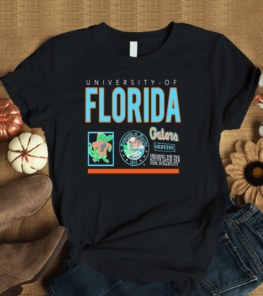 University Florida Gators Genuine Active Fan 100% Durability 1853 T-Shirt