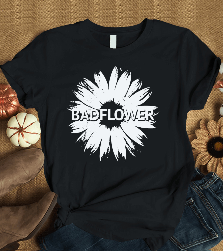 Badflower Women Short Flower T-Shirt