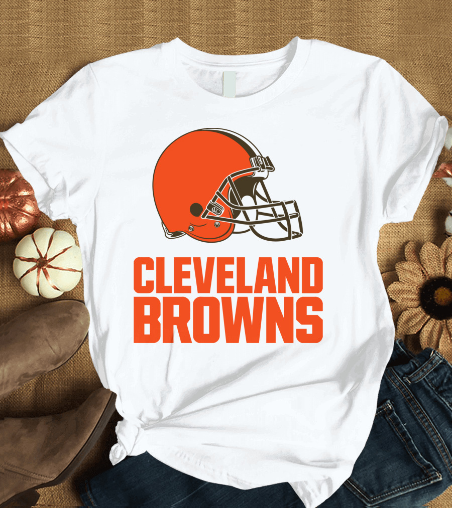 Cleveland Browns Football Team Helmet T-Shirt