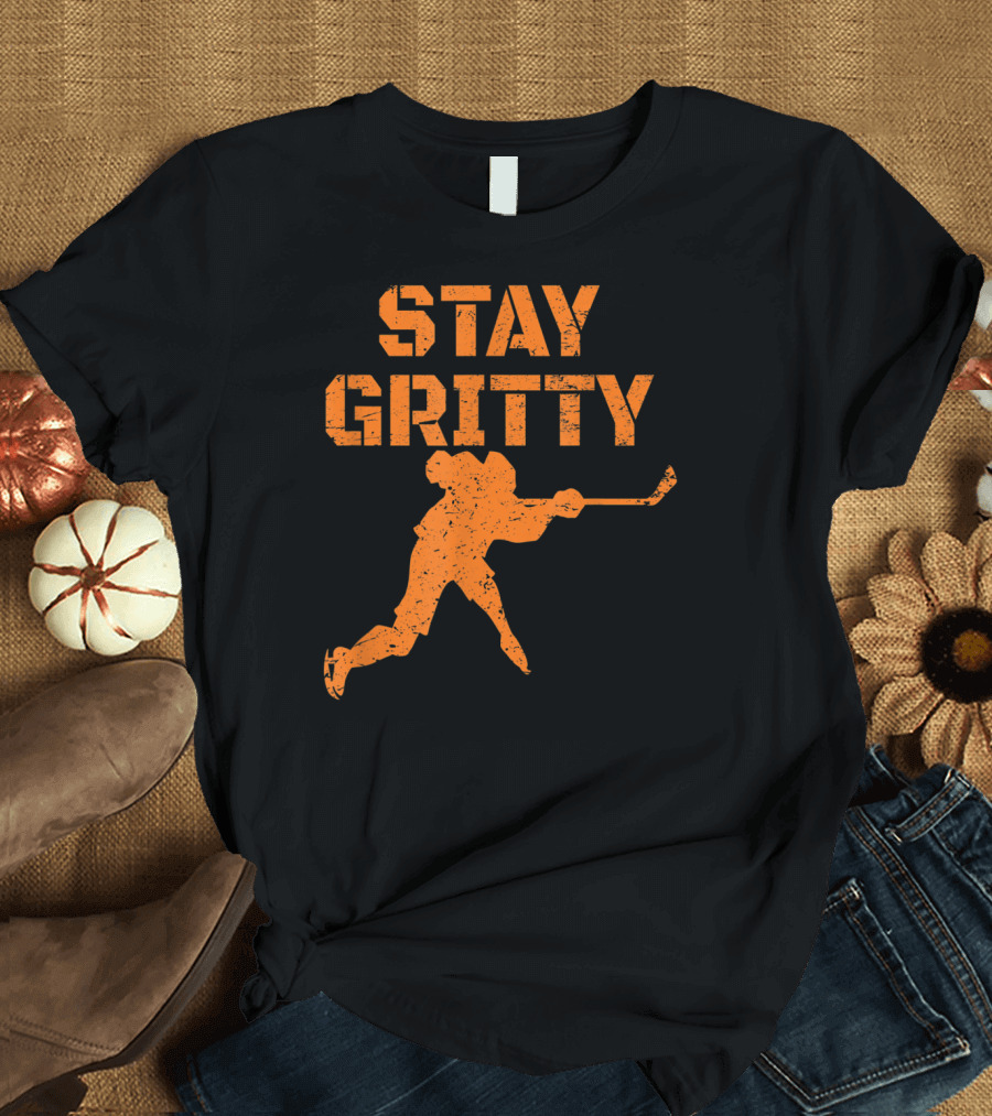 STAY GRITTY Ice Hockey Philly Player T-Shirt