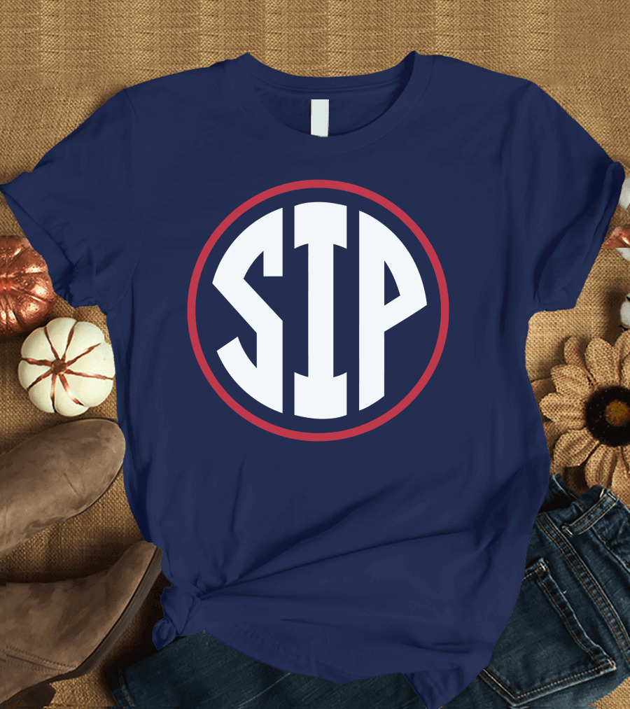 Ole Miss SIP Circle SEC-Inspired T-Shirt