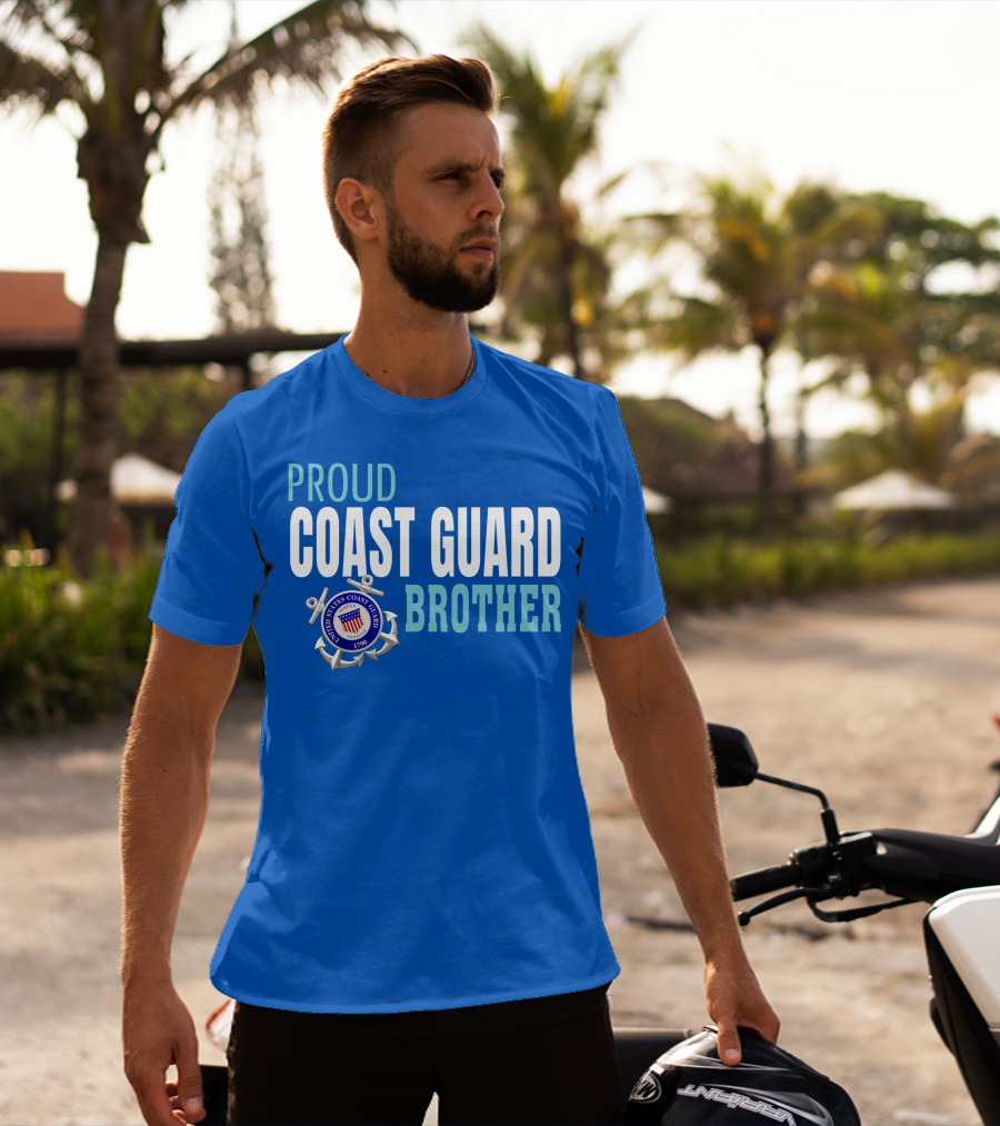Proud Coast Guard Brother United States Coast Guard 1790 T-Shirt