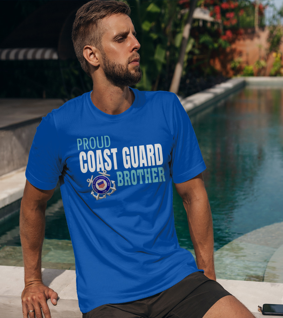 Proud Coast Guard Brother United States Coast Guard 1790 T-Shirt