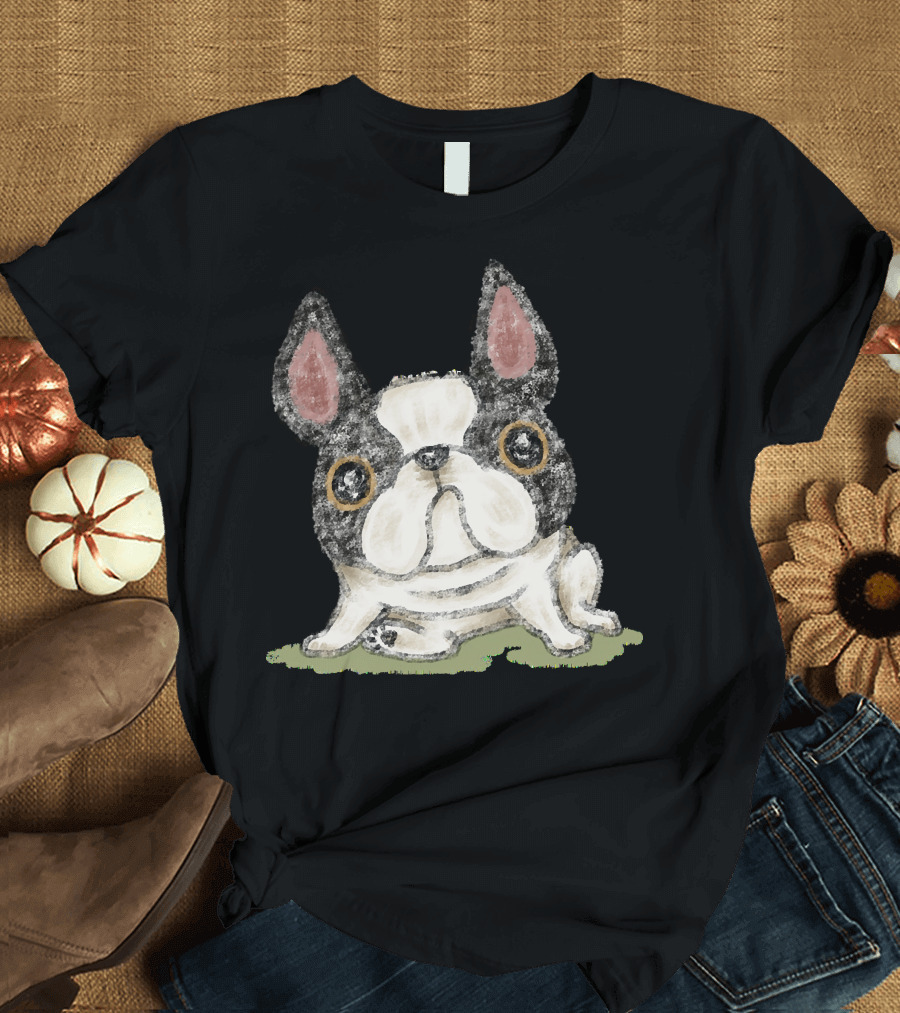 French Bulldog in a Funny Pose Adorable Expression T-Shirt