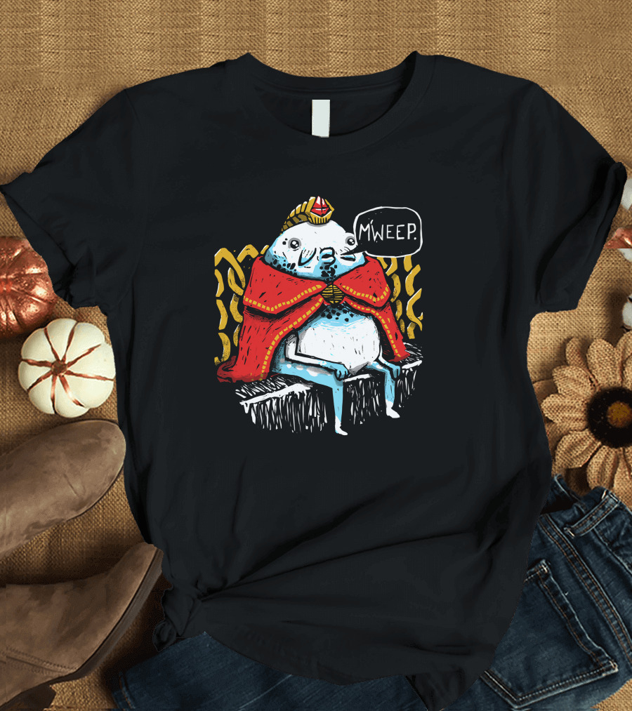 Zelda M'weep King Creature in Red Cape with Gold Trim T-Shirt