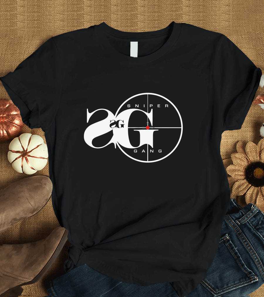 Sniper Gang Logo 2G with Crosshair T-Shirt