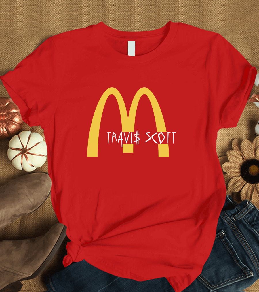 Travis Scott McDonald's Collaboration Golden Arches T-Shirt