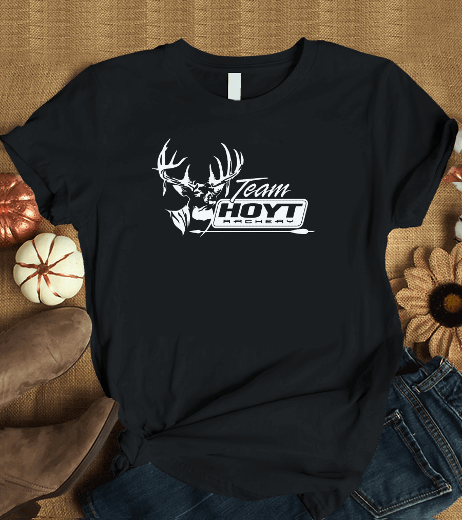 Team Hoyt Archery Deer Antlers T-Shirt