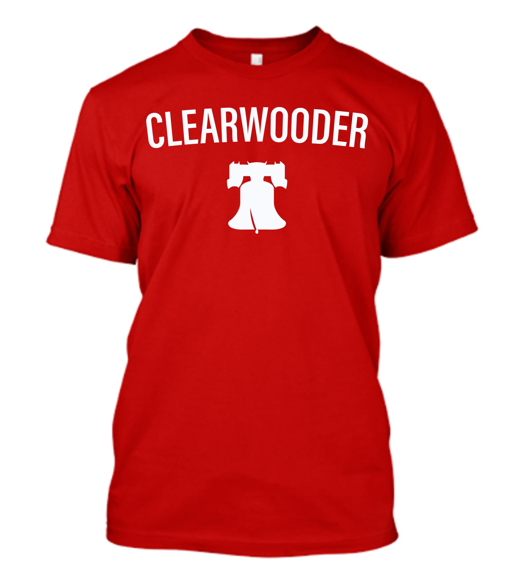 Phillies Clearwooder Liberty Bell Icon Red T-Shirt