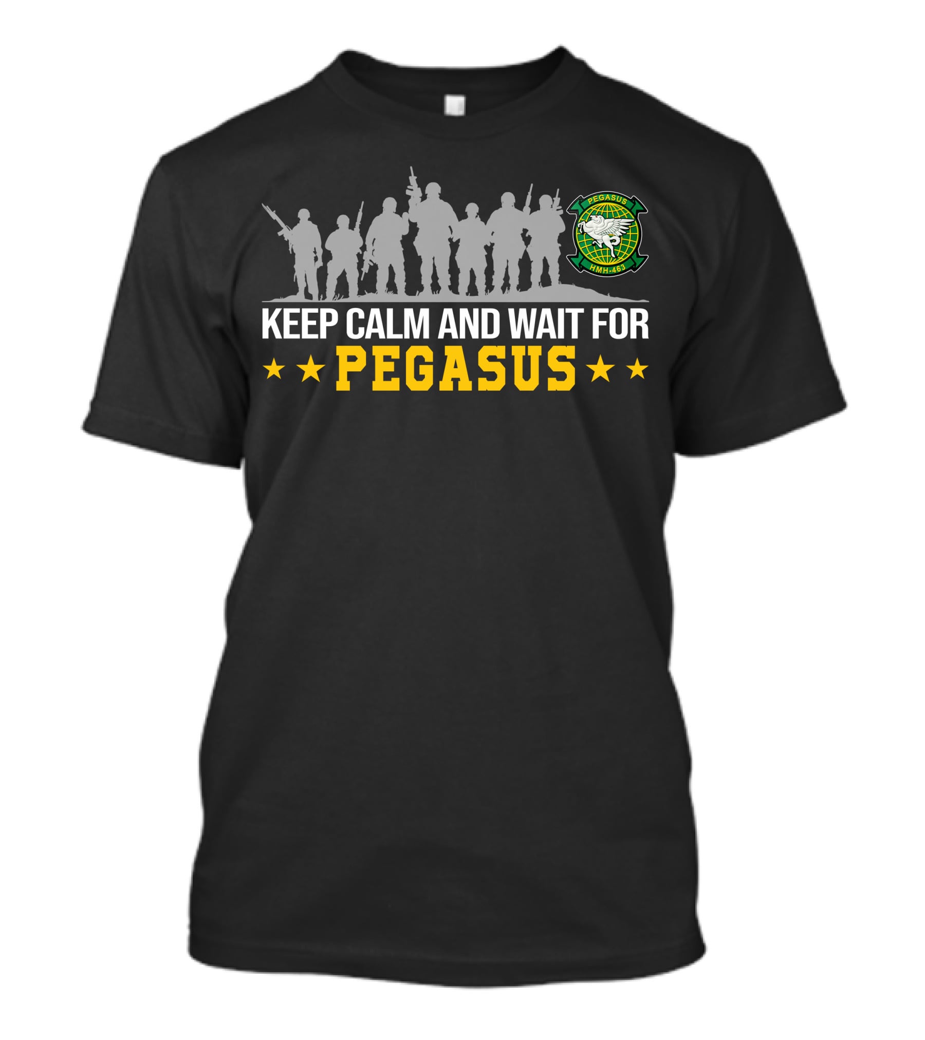 Keep Calm And Wait For Pegasus Hmh-463 T-Shirt