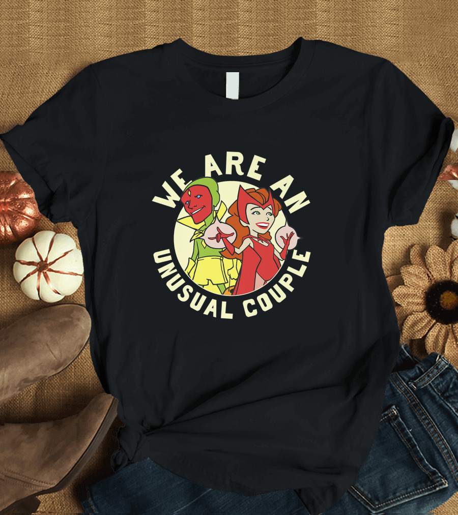 Marvel WandaVision We Are An Unusual Couple Halloween T-Shirt