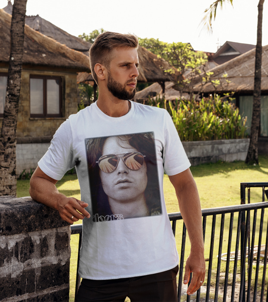 The Doors Jim Morrison Aviators Reflection Rock Legend T-Shirt