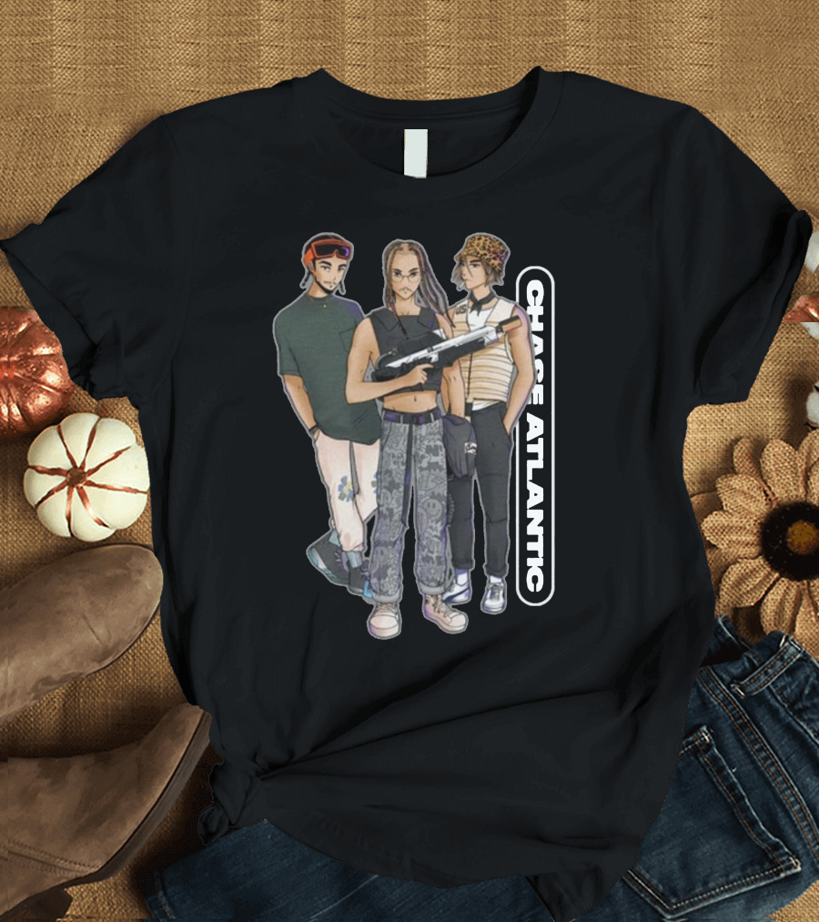 Chase Atlantic Streetwear Style Character Group T-Shirt