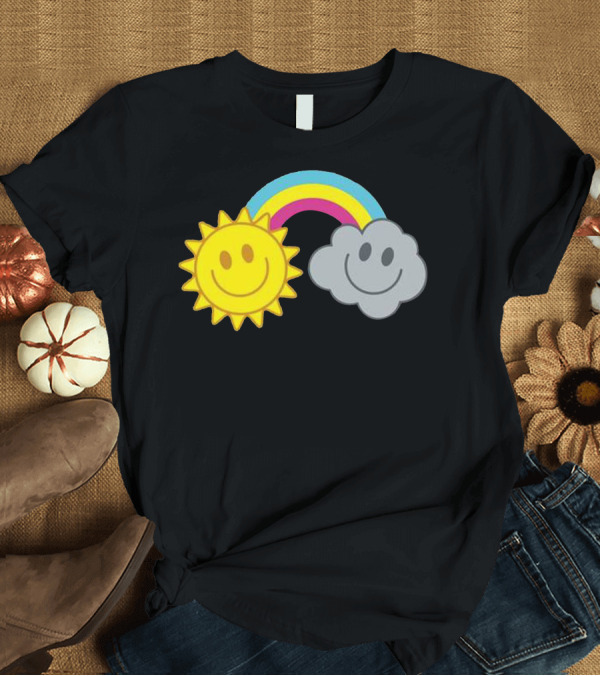 T-Shirt: Mcfly Smiling Sun Cloud Rainbow T-Shirt Mcfly Smiling Sun Cloud Rainbow T-Shirt