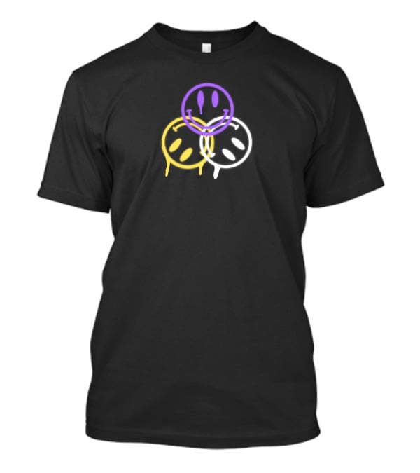 Dropouts Triple Drip Smiley Faces T-Shirt
