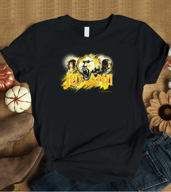 T-Shirt: Jumanji Baboon Triple Threat Orange Burst T-Shirt Jumanji Baboon Triple Threat Orange Burst T-Shirt