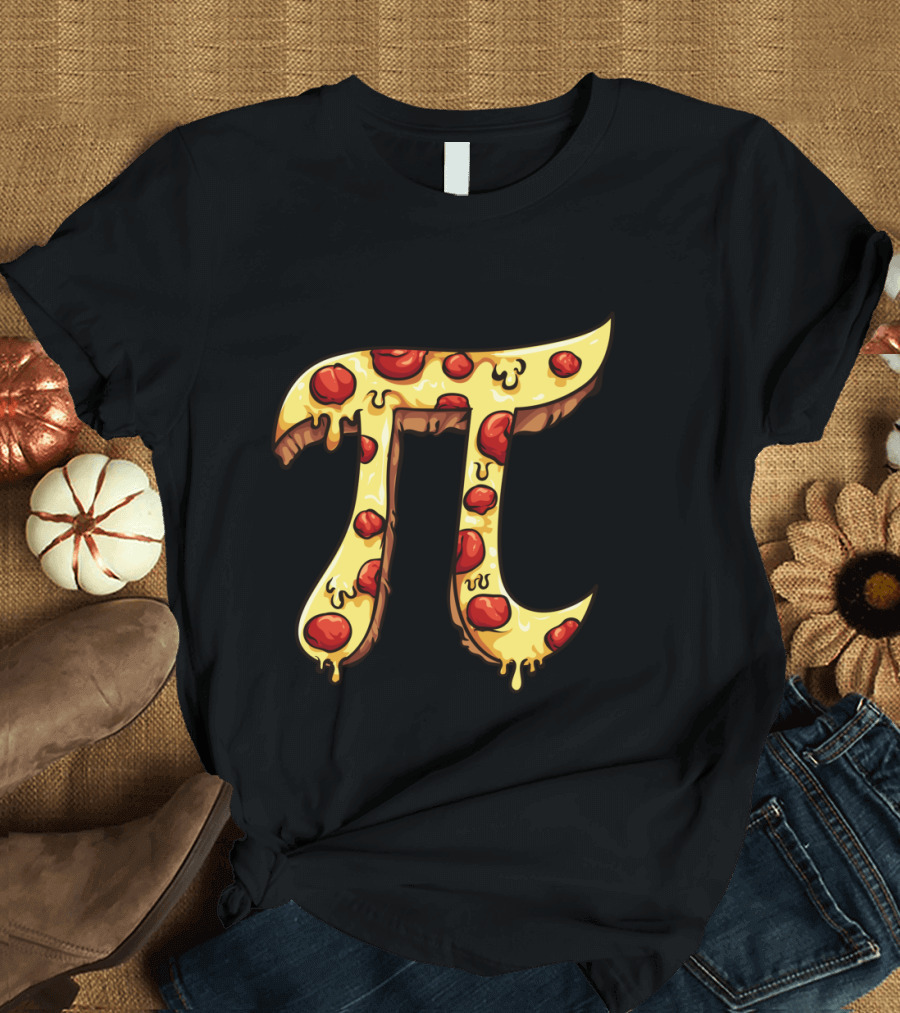 Pizza Pi Funny Math Geek Pi Day 3.14 T-Shirt