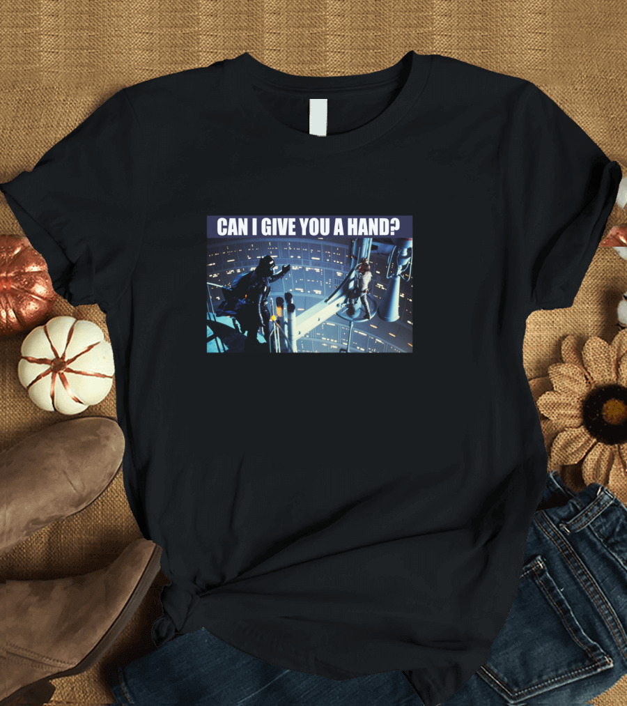Star Wars Darth Vader Luke Skywalker Can I Give You a Hand? T-Shirt