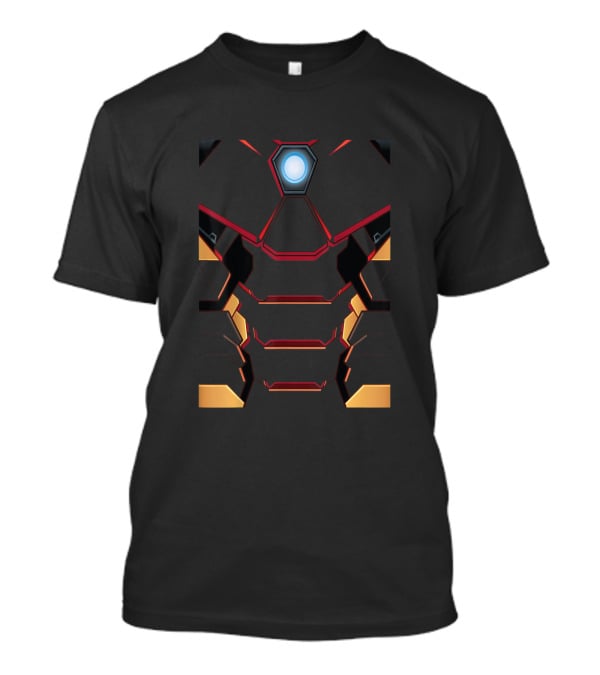Marvel Iron Man Tony Stark Arc Reactor Armor T-Shirt