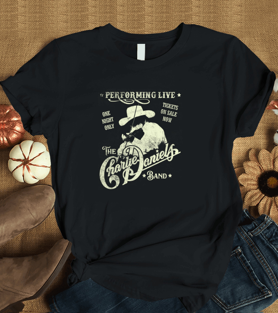 The Charlie Daniels Band Performing Live One Night Only Tickets On Sale Now T-Shirt
