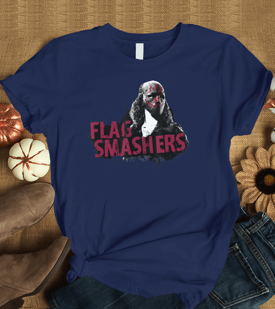 Marvel The Falcon and The Winter Soldier Flag Smashers Karli Flag T-Shirt