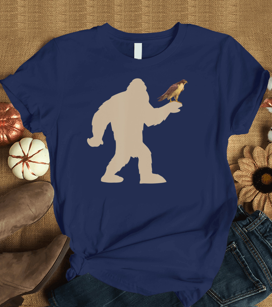 Peregrine Falcon Bigfoot Bird Falcon Animal T-Shirt